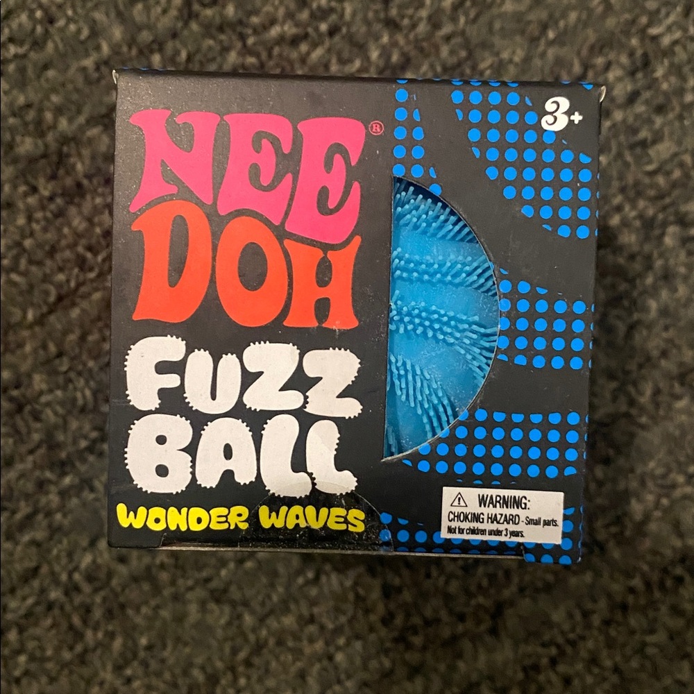 Needoh Fuzz Ball Wonder Waves - Blue NEW